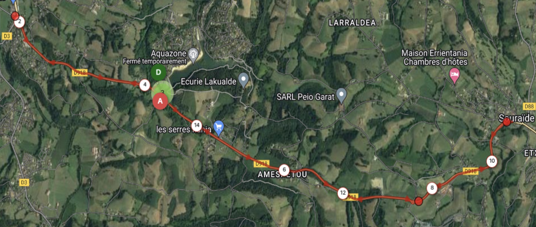 Triathlon de la Nivelle 2024 : parcours Vélo CLM